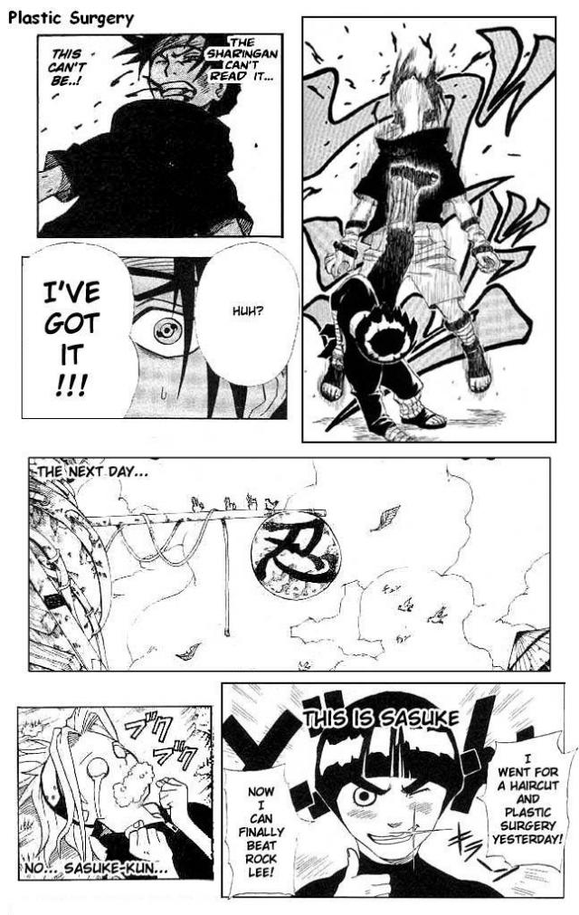 Sasuke and the power of youth!